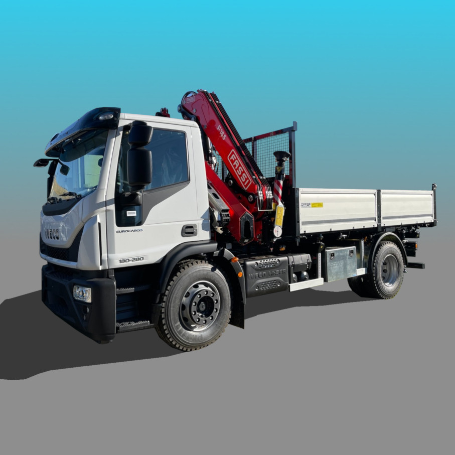 EUROCARGO 180E32K RIBALTABILE GRU