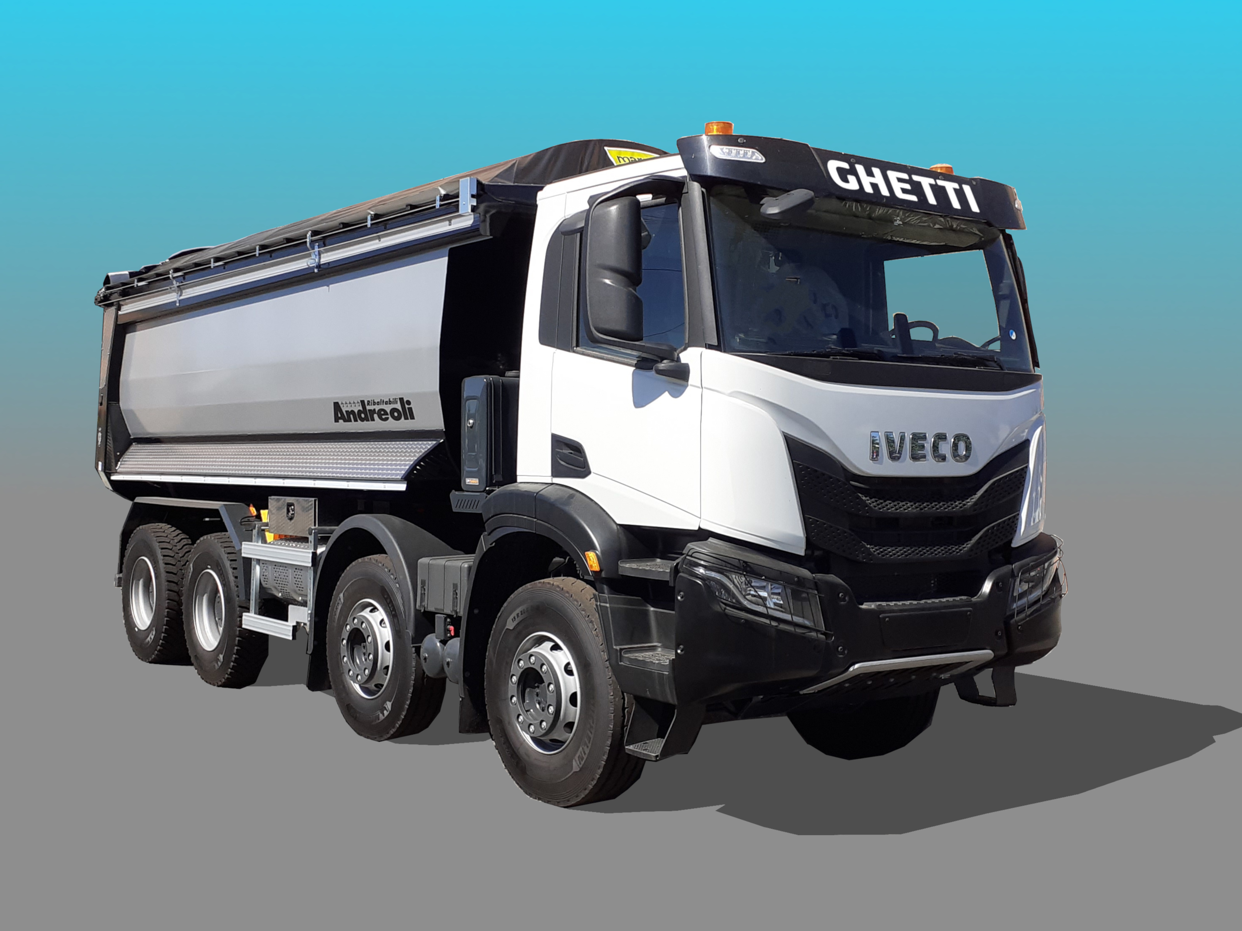 IVECO TWAY AD410T51 con vasca ribaltabile posteriore Andreoli IVECO TWAY AD410T51 con vasca ribaltabile posteriore Andreoli