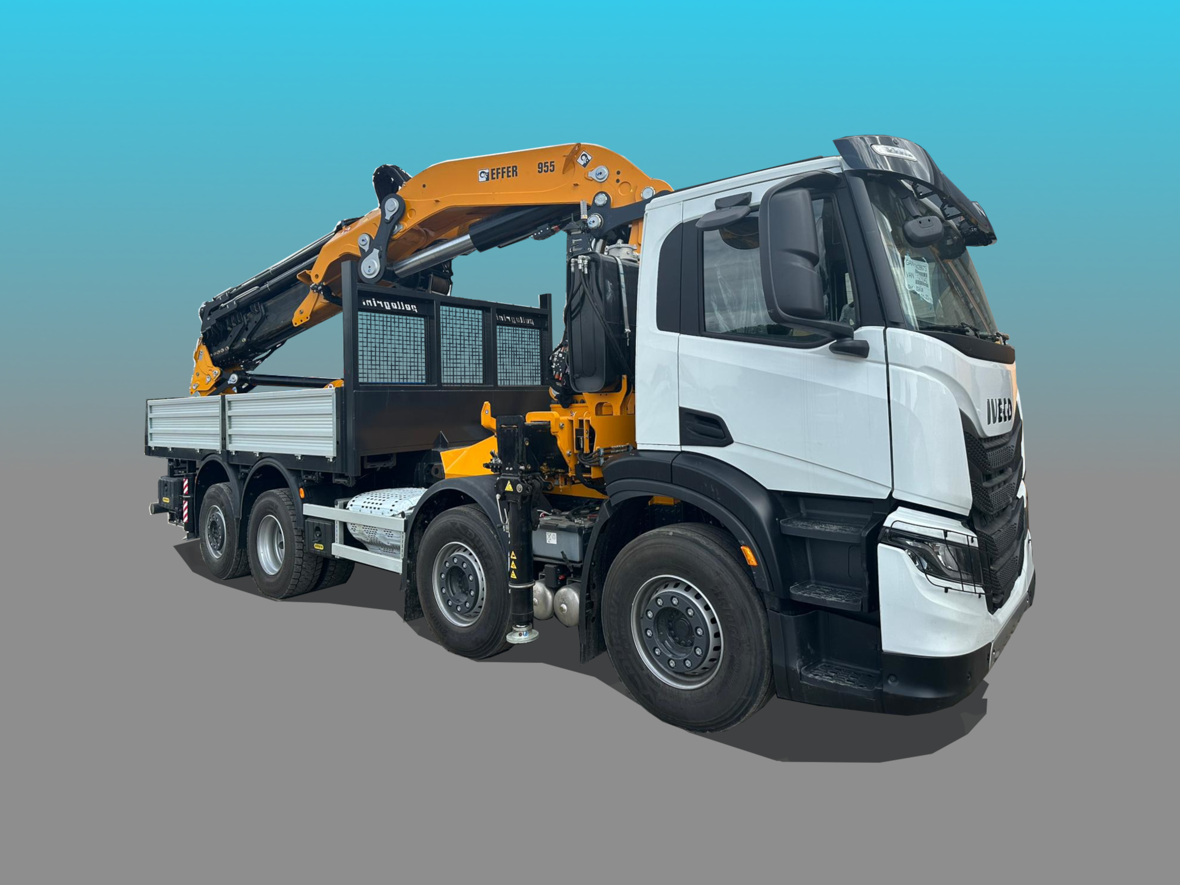 X-WAY AD350X48Y/PS cassone fisso, gru EFFER e jib X-WAY AD350X48Y/PS cassone fisso, gru EFFER e jib